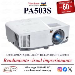 Proyector ViewSonic PA503S 3800 Lúmenes